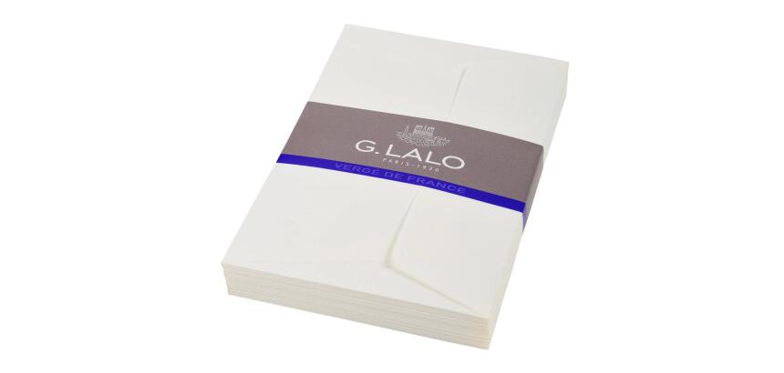 25 enveloppes C6 (114x162mm) Vergé doublées adhésives