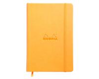 Webnotebook A5 192 pages dot papier ivoire 90g fermeture élastique - Orange