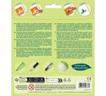 Set de 6 pochoirs enfants, Princesses - Orange