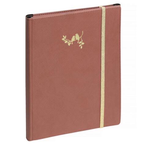 Agenda de bureau SAD 20S All in one Elise 15 x 21 cm Semainier Septembre 2025 à Décembre 2026 - 16 mois. - Terracotta