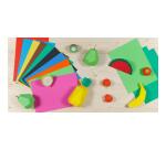 PAPIER COULEUR RECYCLÉ, Paquet de 10 feuilles 270g/m2 sous/film au format 50x65cm - Noir