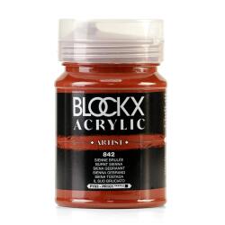 Peinture acrylique fine pot 500ml - Sienne brûlée