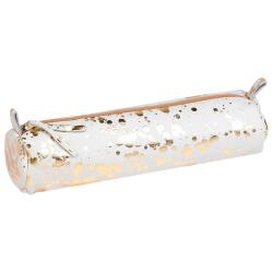 COSMICUIR LISSE Trousse ronde Ø5,5x22cm - Doré