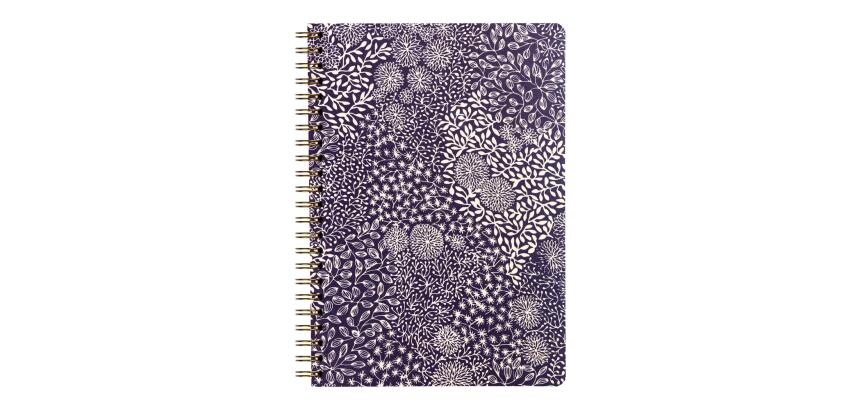 Jardin des Sens, Carnet reliure intégrale A5 14,8x21cm, 148 pages, ligné, ass.