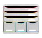 Module de classement Storebox 6 tiroirs Black Office