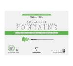Fontaine Extra Blanc Grain Torchon bloc collé 4 côtés 12F 36x51cm 300g