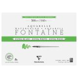 Fontaine Extra Blanc Grain Torchon bloc collé 4 côtés 12F 36x51cm 300g