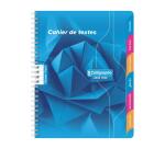 Textes reliure intégrale 7000 17x22 cm 100 pages grands carreaux 70 g - Assortis