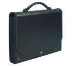 Cartella valigetta a soffietti con manico Exacase Exactive 13 scomparti - 26x33cm - Nero
