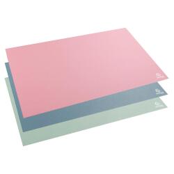 Exacompta AutentiK Cardboard Deskmat 575x375mm Assorted - Assorted colours