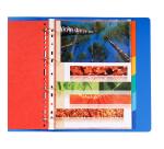 Intercalaires carte lustrée 225g 6 positions - A4 maxi - Couleurs assorties