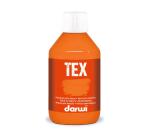 DARWI Flacon de 250 ml de Peinture Textile Opaque - Orange