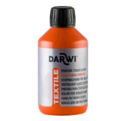 DARWI Flacon de 250 ml de Peinture Textile Opaque - Orange
