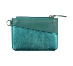 Ginkgo, Pochette téléphone & accessoires en cuir (Petite sacoche pour téléphone 10,5x16,5 cm + porte-cartes 7,5x10,5 cm + porte-clés 7x6 ,5 cm)