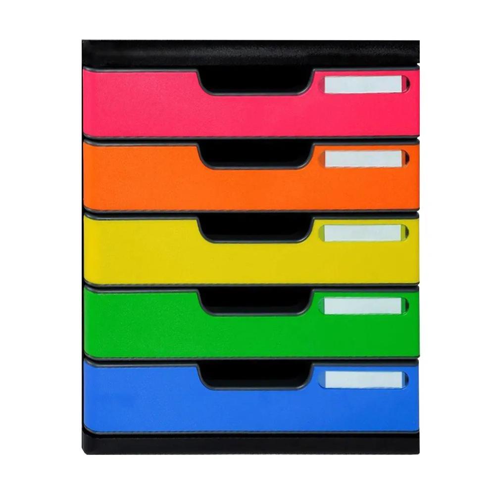 MODULO A4 5 draw black/harlequin glossy - Harlequin