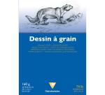 Dessin à Grain bloc collé 20F A3 160g