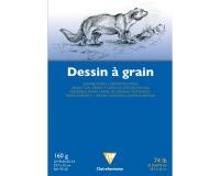 Dessin à Grain bloc collé 20F A3 160g