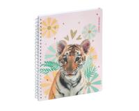 Cahier de textes Lovely tigre 17 x 22 cm - Visuel