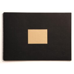 Kraft album spiralé 60F A3 90g - Noir