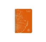 Carnet reliure intégrale FOREVER PREMIUM 100% recyclé A6 120 pages détachables micro-perforées petits carreaux papier blanc 90 g - Assortis