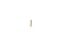 Petite lettre kraft l 8,5cm - Kraft