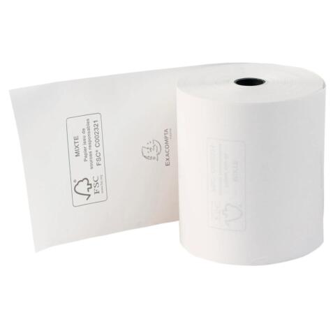 Receipt Roll 1ply 48g 80x70mm-72m (6) - White