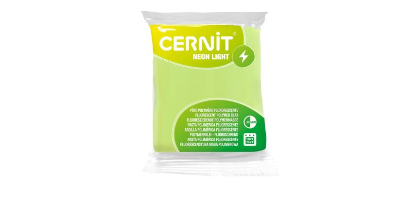 Cernit NEON LIGHT 56 g Jaune - Jaune
