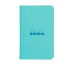 Rhodia Couleur Notebook - No.11 - A7 - 5 x 5 Ruling - Side Stapled - Sky Blue