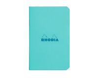 Cahier piqué Rhodia Couleurs Azur 7,5x12 cm - Azur