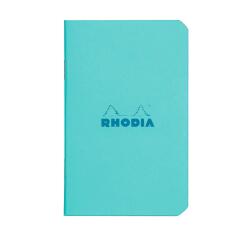 Cahier piqué Rhodia Couleurs Azur 7,5x12 cm - Azur