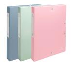 Boîte de classement dos 40mm carte recyclée 600g/m2 Autentik - Couleurs assorties