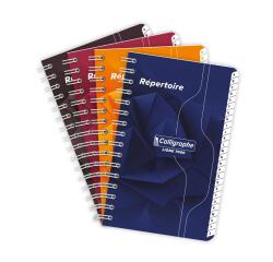 Répertoire reliure intégrale 7000 9x14 cm 180 pages petits carreaux 70 g - Assortis