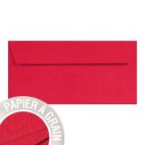 Paquet de 5 enveloppes Grain de Pollen 110x220mm 120g/m² - Cerise