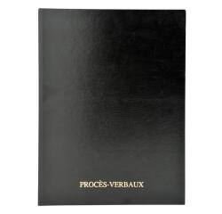 Minute book 3225 100 pages - Schwarz