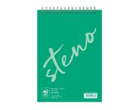 Bloc de bureau Sténo reliure intégrale en-tête A5 90 feuilles uni 70 g - Vert clair