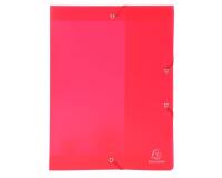 Boite de classement en polypropylène Dos 25mm Chromaline - A4 - Rouge