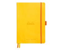 Rhodiarama Goalbook souple A5 240 pages dot papier blanc 90g - Jonquille