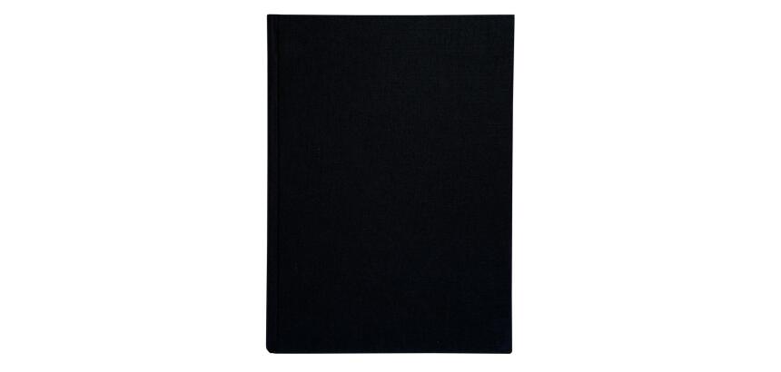 Registre 29,7x21cm 5x5 folioté 300 pages - Noir toilé