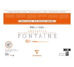 Fontaine paquet 4 bords frangés 3F 56x76cm 300g grain satiné