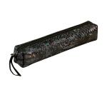 CÉLESTE CUIR Trousse SLIM 4x2,5x19,5 cm Lazer Noir