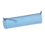 CUIR TEINTÉ Trousse Ø5,5x22 cm Bleu ciel