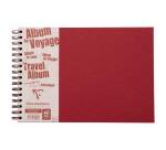 Album de voyage Age Bag reliure intégrale A4 paysage 80 pages ligné 120g + uni à grain 160g