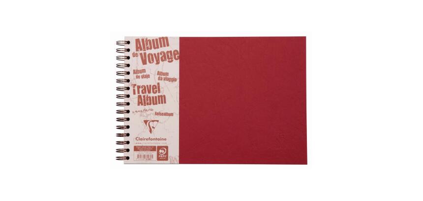 Album de voyage Age Bag reliure intégrale A4 paysage 80 pages ligné 120g + uni à grain 160g