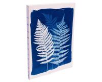 Cyanotype, Carnet brochure souple A5 14,8x21 cm, 160 pages, ligné, dos brut, ass.
