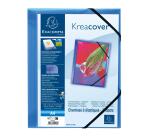 Kreacover Elasticated 3 Flap Folder with front pocket