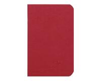 Cahier piqué Age Bag 9x14cm 96 pages uni - Rouge