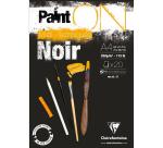 Paint'ON Noir bloc collé 20F A4 250g