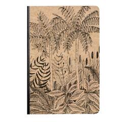 Le Cerisier Blanc, Notizbuch mit flexiblem Einband A5 14,8x21 cm, 80 Blatt, liniert, Rücken mit Leinenbezug, sortiert