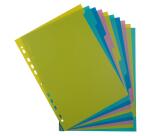 Intercalaires polypropylène recyclé Forever Young 10 positions - A4 - Couleurs assorties