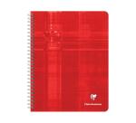 Cahier reliure intégrale 17x22 cm 224 pages petits carreaux - Assortis